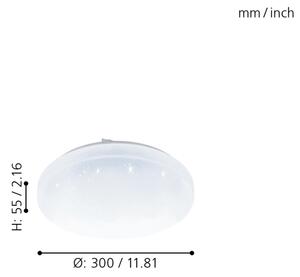 Eglo 98294 - LED Stmívatelné koupelnové svítidlo FRANIA-A LED/12W/230V IP44 + DO
