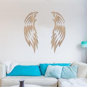 Dřevo života | Dřevěná dekorace na zeď Andělská křídla DARK | Barva: Třešeň | Rozměry (cm): 60x86