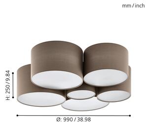 Eglo 98409 - Stropní svítidlo PASTORE 6xE27/40W/230V