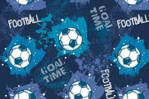 Samolepící tapeta fotbalový míč v modrém