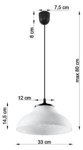 Sollux SLA.0718 - Lustr na lanku CORONA 1xE27/60W/230V