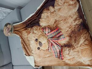 Hřejivá dětská deka zabalená v dárkové krabičce 130 x 160 cm
