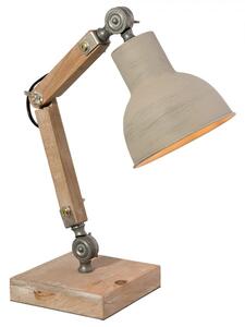 Stolní lampa dřevěná hnědá (Clayre & Eef)