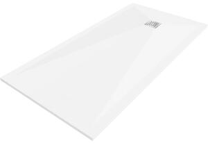 Mexen Stone+ obdélníková kompozitní sprchová vanička 200 x 80 cm, bílá - 44108020