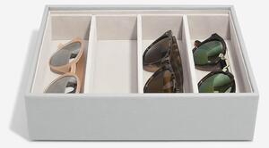 Box na sluneční brýle Stackers Pebble Grey Classic Glasses/Accessory | šedá