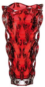 KŘISTÁLOVÁ VÁZA BOHEMIA SAMBA RED 305MM