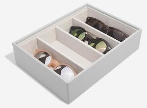 Box na sluneční brýle Stackers Pebble Grey Classic Glasses/Accessory | šedá