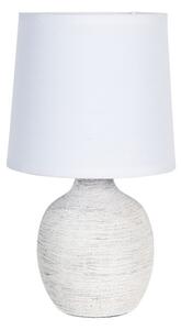 Keramická stolní lampa bílá 26 cm (Clayre & Eef)