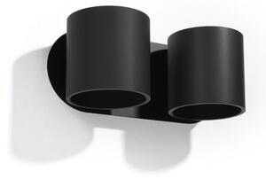 Sollux SL.0660 - Nástěnné bodové svítidlo ORBIS 2xG9/40W/230V černá