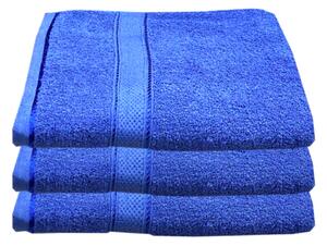 Froté ručník 50x100 Jednobarevný modrý