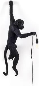 Lampa Monkey nástěnné svítidlo černá
