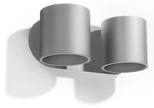 Sollux SL.0661 - Nástěnné bodové svítidlo ORBIS 2xG9/40W/230V šedá