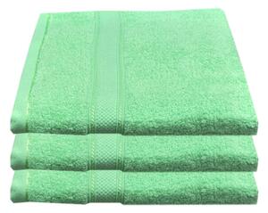 Froté ručník 50x100 Jednobarevný zelená
