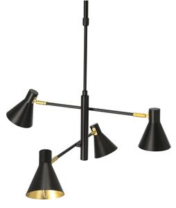 Lustr na tyči LESS 4xE14/40W/230V