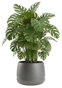 PLASTOVÝ KVĚTINÁČ LUNA VASE 48X38 CM ANTRACITOVÁ