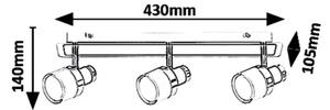 Rabalux 5023 - LED Koupelnové nástěnné svítidlo HAROLD LED/15W/230V IP44