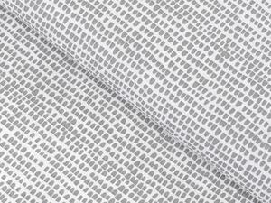 Biante Bavlněný povlak na polštář s lemem Sandra SA-061 Nepravidelné tvary na bílém 30 x 50 cm