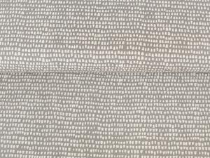 Bavlněná látka/plátno Sandra SA-062 Nepravidelné tvary na šedobéžovém - šířka 145 cm
