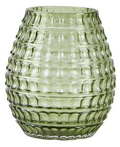 Villa Collection, Skleněná Váza se vzorem Green | Zelená