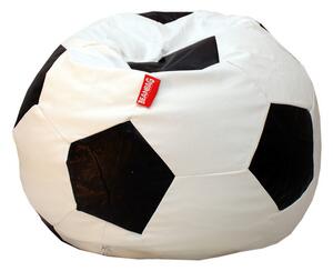 BeanBag Sedací vak fotbalový míč 90 cm, bílá/černá