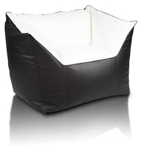 Sedací vak sofa xl ekokůže TiaHome - černá
