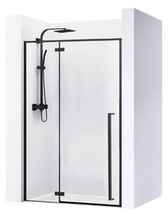 REA Sprchové dveře FARGO BLACK MAT 110 cm