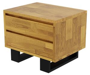 Noční stolek Prado/ Wigo 2s, dub, masiv