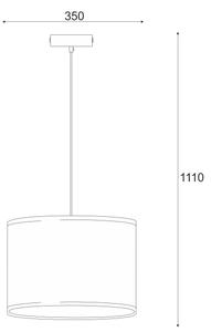 Lustr na lanku ANTONIO 1xE27/60W/230V
