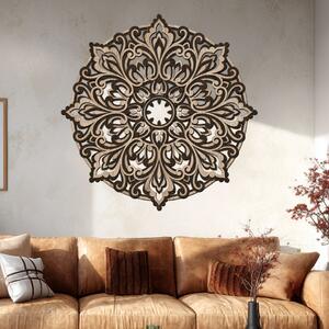 4 vrstvá mandala SEBEDŮVĚRU Zvolte rozměr šxv (cm): 40x40 | Zvolte barvu dekoru: Dub Sonoma-Wenge