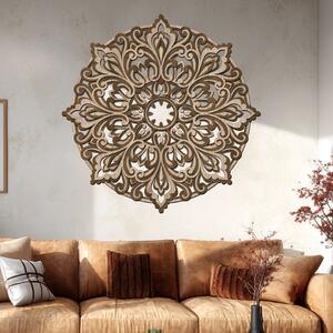 4 vrstvá mandala SEBEDŮVĚRU | Rozměry (cm): 40x40 | Zvolte barvu dekoru: Dub sonoma-Ořech