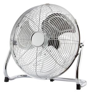 Podlahový ventilátor, 45 cm, 3 rychlosti, chrom, 140W
