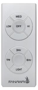FANAWAY 512120 - Stropní ventilátor EVORA 2xE27/15W/230V + dálkové ovládání