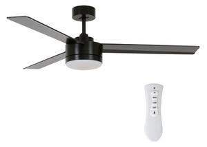 BAYSIDE 213033 - LED Stropní ventilátor LAGOON GX53/17W/230V černá + DO