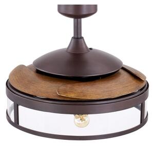 FANAWAY 212925 - LED Stropní ventilátor CLASSIC 3xE27/4W/230V hnědá + DO