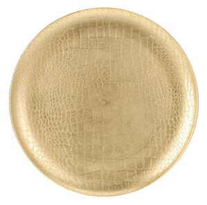 DekorStyle Dekorativní talíř zlatý