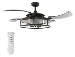 FANAWAY 212927 - LED Stropní ventilátor CLASSIC 3xE27/4W/230V černá + DO
