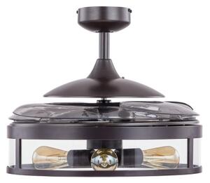 FANAWAY 212927 - LED Stropní ventilátor CLASSIC 3xE27/4W/230V černá + DO