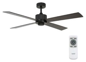 Lucci air 213170 - LED Stropní ventilátor NEWPORT černá + dálkové ovládání