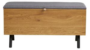 Truhla v dekoru dubu v přírodní barvě 92x48x33 cm Barco – House Nordic