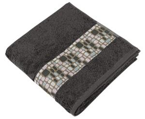 Froté ručník a osuška Kameny - Osuška 70x140 cm šedá
