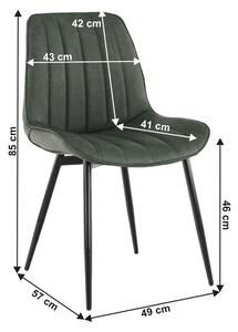 Jídelní židle Halana (zelená). 1016075