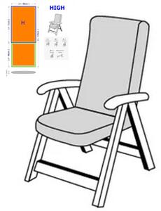 Polstr na židli a křeslo - Hvězda