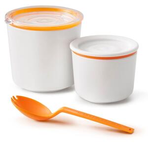 Lunch Pot , 800 ml | bílý/oranžový