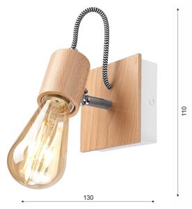 Nástěnné svítidlo GUSTAVO 1xE27/60W/230V