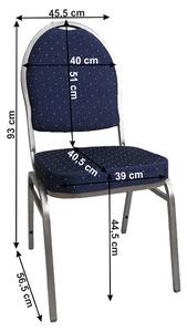 Kancelářská židle Jarvis (modrá). 1016165