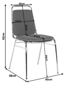 Kancelářská židle Zella (šedá). 1016155