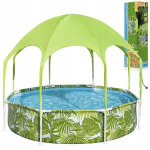 Bazén rámový bazén se stříškou 244 x 51 cm Bestway 56432