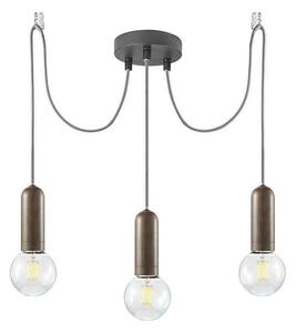 Leuchten Direkt 14776-48 - Lustr na lanku TURN ME 3xE27/60W/230V pavouk