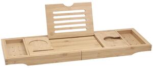 Mexen Bamboo polička na vanu 70-105 cm, přírodní bambus - 701170-00