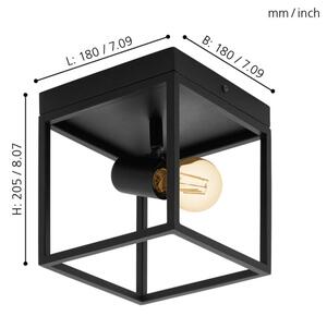 Eglo 98331 - Stropní svítidlo SILENTINA 1xE27/40W/230V